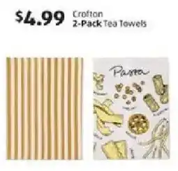 Aldi Crofton tea towels offer