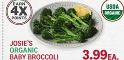 Kings Food Markets JOSIE'S ORGANIC BABY BROCCOLI offer