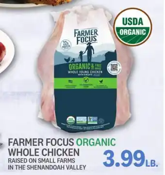 Kings Food Markets FARMER FOCUS ORGANIC WHOLE CHICKEN offer