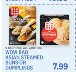 Kings Food Markets WOW BAO ASIAN STEAMED BUNS OR DUMPLINGS offer
