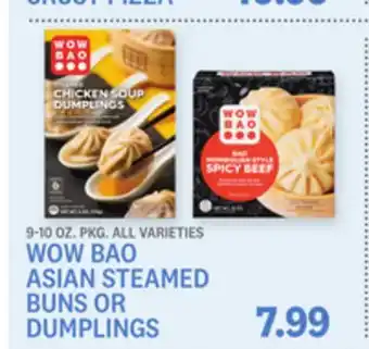 Kings Food Markets WOW BAO ASIAN STEAMED BUNS OR DUMPLINGS offer