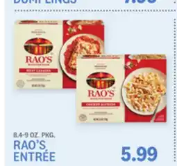 Kings Food Markets RAO'S ENTRÉE offer