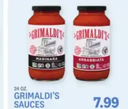 Kings Food Markets GRIMALDI'S SAUCES offer