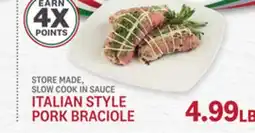 Kings Food Markets ITALIAN STYLE PORK BRACIOLE offer