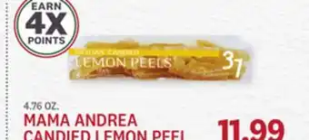 Kings Food Markets MAMA ANDREA CANDIED LEMON PEEL offer