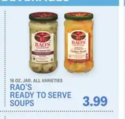 Kings Food Markets RAO'S READY TO SERVE SOUPS offer