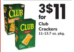 ACME Club Crackers offer