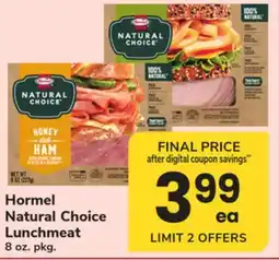 ACME Hormel Natural Choice Lunchmeat offer