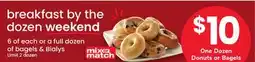 ACME 6 of each or a full dozen of bagels & Bialys offer