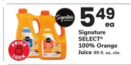 ACME Signature SELECT 100% Orange Juice offer