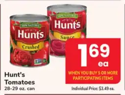ACME Hunt's Tomatoes offer