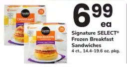 ACME Signature SELECT Frozen Breakfast Sandwiches offer