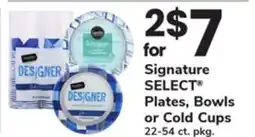 ACME Signature SELECT Plates, Bowls or Cold Cups offer