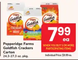 ACME Pepperidge Farms Goldfish Crackers Carton offer