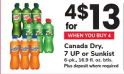 ACME Canada Dry, 7 UP or Sunkist offer
