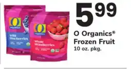 ACME O Organics Frozen Fruit offer