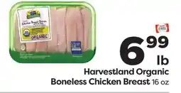 Weis Markets Harvestland Organic Boneless Chicken Breast offer