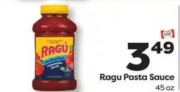 Weis Markets Ragu Pasta Sauce offer