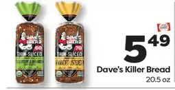 Weis Markets Dave's Killer Bread offer