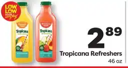 Weis Markets Tropicana Refreshers offer