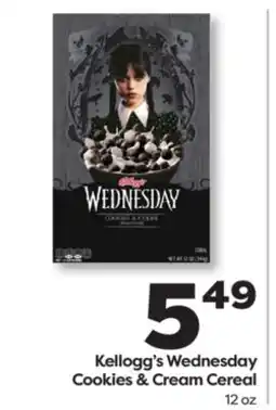 Weis Markets Kellogg's Wednesday Cookies & Cream Cereal offer