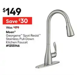 Lowe's Georgene Spot Resist Stainless Pull-Down Kitchen Faucet offer