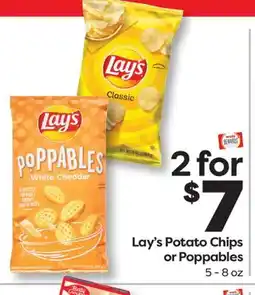 Weis Markets Lay's Potato Chips or Poppables offer