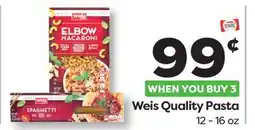 Weis Markets Weis Quality Pasta offer