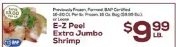 DeCicco & Sons E-Z Peel Extra Jumbo Shrimp offer