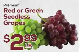 DeCicco & Sons Red or Green Seedless Grapes offer