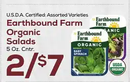 DeCicco & Sons Earthbound Farm Organic Salads offer