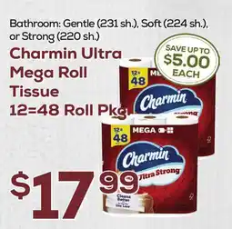 DeCicco & Sons Charmin Ultra Mega Roll Tissue offer