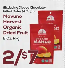 DeCicco & Sons Mavuno Harvest Organic Dried Fruit 2 Oz. Pkg offer