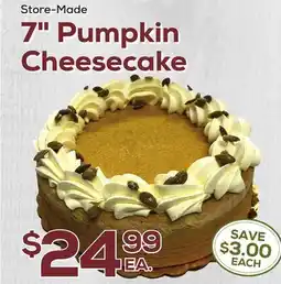DeCicco & Sons 7 Pumpkin Cheesecake offer