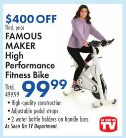 Boscov's FAMOUS MAKER High Performance Fitness Bike offer
