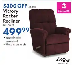 Boscov's Victory Rocker Recliner offer
