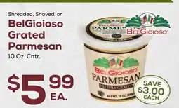 DeCicco & Sons BelGioioso Grated Parmesan offer