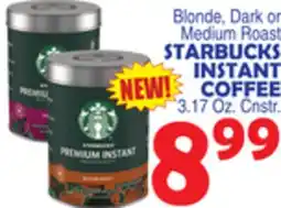 Bravo Supermarkets STARBUCKS INSTANT COFFEE offer