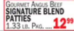 Bravo Supermarkets SIGNATURE BLEND PATTIES offer