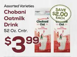 DeCicco & Sons Chobani Oatmilk Drink offer