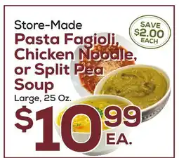 DeCicco & Sons Pasta Fagioli, Chicken Noodle, or Split Pea Soup offer