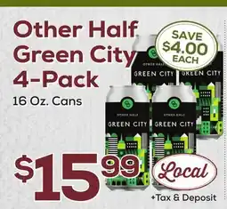DeCicco & Sons other Half Green City 4-Pack offer