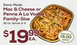 DeCicco & Sons Mac & Cheese or Penne A La Vodka Family-Size offer
