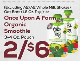 DeCicco & Sons Once Upon A Farm Organic Smoothie offer