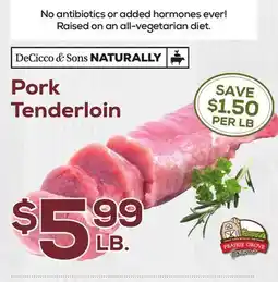 DeCicco & Sons Pork Tenderloin offer