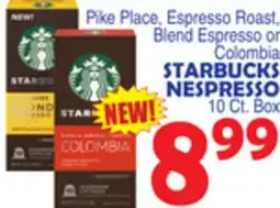 Bravo Supermarkets STARBUCKS NESPRESSO offer