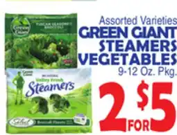 Bravo Supermarkets GREEN GIANT STEAMERS VEGETABLES offer
