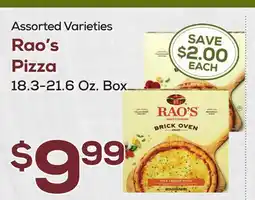 DeCicco & Sons Rao's Pizza offer