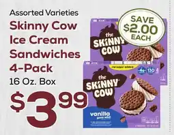 DeCicco & Sons Skinny Cow Ice Cream Sandwiches 4-Pack offer