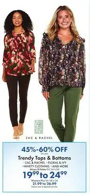 Boscov's Trendy Tops & Bottoms offer